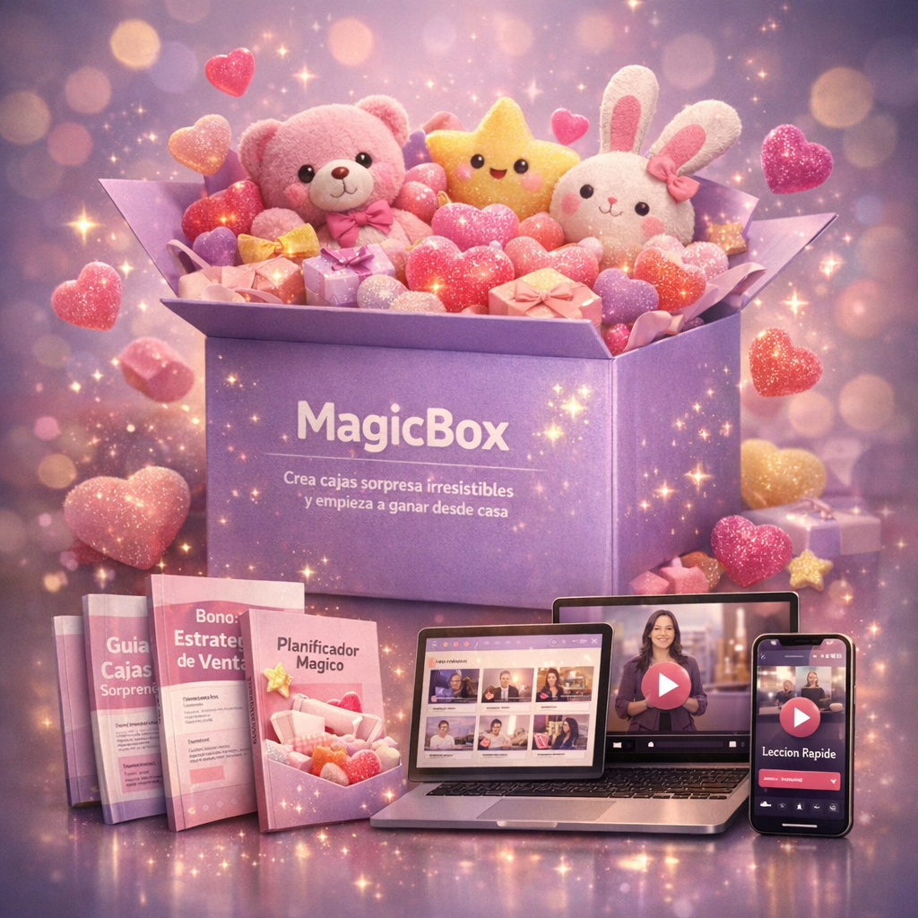MAGICBOX CURSO COMPLETO + 5 BONUS DE REGALO